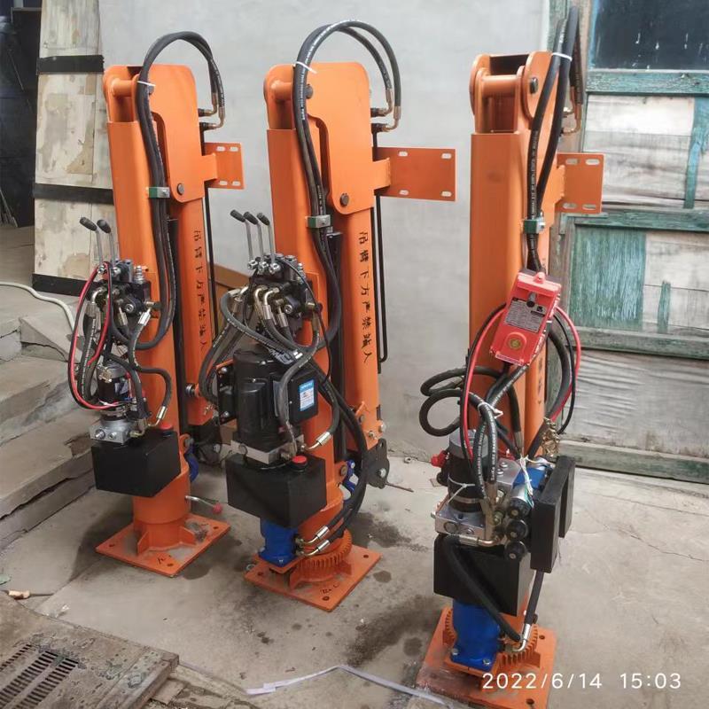 西陵区重汽蓝牌随车吊 3.2吨 国六动力强 液压驱动 农用自卸起重机